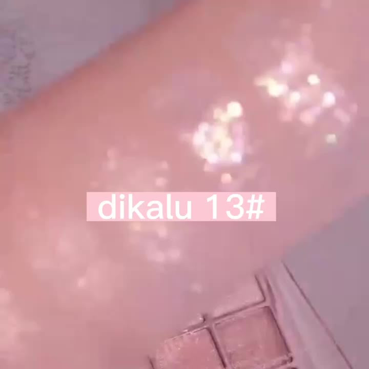 9 Colors Eyeshadow Palette Glitter Sparkling Sequin Finish Highlighter Eyeshadow Rose Pinkish Color Tone Eyeshadow For Christmas Halloween Beauty Makeup For Music Festival