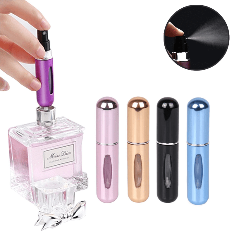 1pc Ultra Lightweight Perfume Bottle Dispenser - Compact Travel Organizer for Cosmetics, Scrubs & More - Stylish Home Essential, Effortlessly Store & Carry Your Beauty essentials