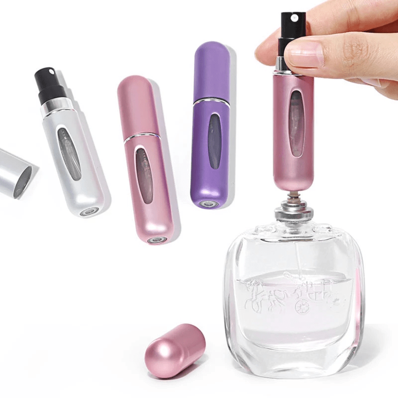 1pc Ultra Lightweight Perfume Bottle Dispenser - Compact Travel Organizer for Cosmetics, Scrubs & More - Stylish Home Essential, Effortlessly Store & Carry Your Beauty essentials