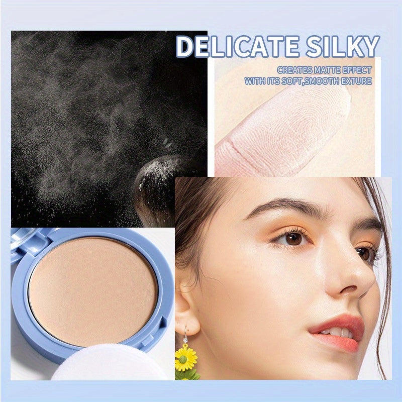 3-Color Oil-Absorbing Matte Face Powder - Time-Tested Long Lasting Wear, Seamless Flawless Finish - Travel-Friendly Compact Loose Powder for a Lightweight, On-The-Go Beauty Solution - Choose Your Perfect Shade