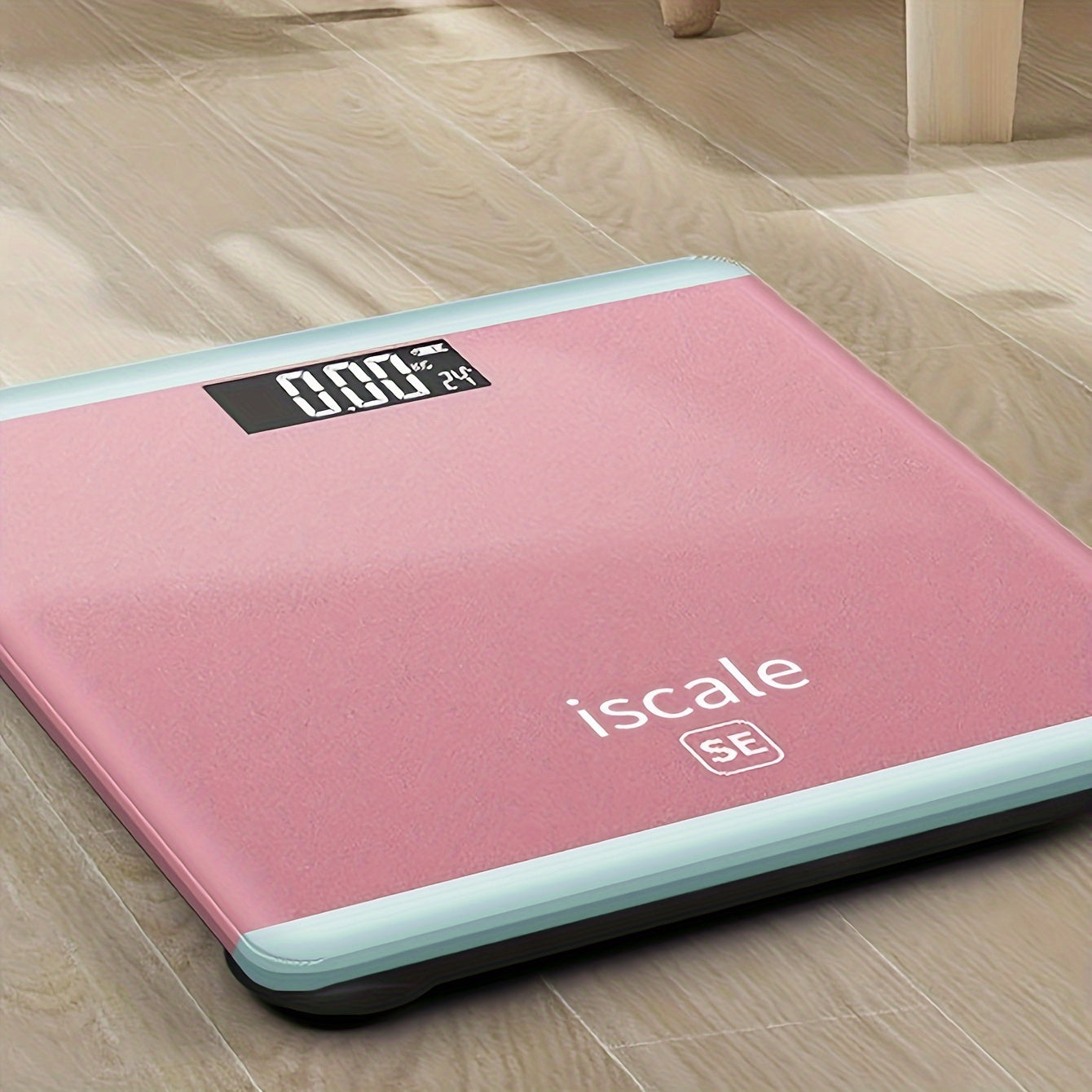 1pc Rose Golden Mini Weight Scale - Accurate Smart Body Weight Scale with Electronic Weighing Function, Household Essential for Health Monitoring - SE Brand