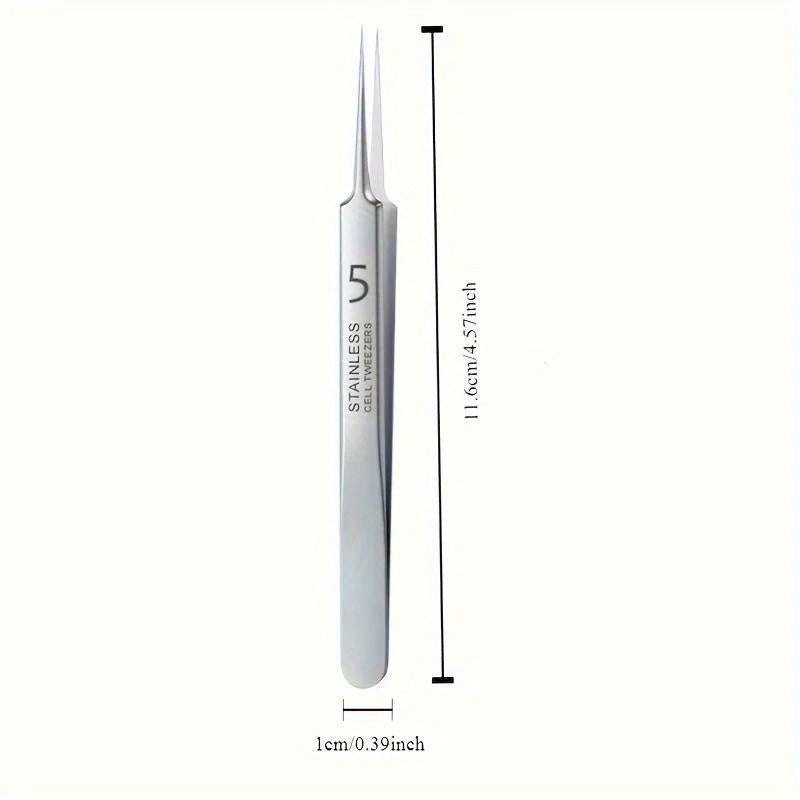 1pc Extra Fine No. 5 Cellular Blackhead Tweezers - Facial Beauty Needle Tools for Skin Care