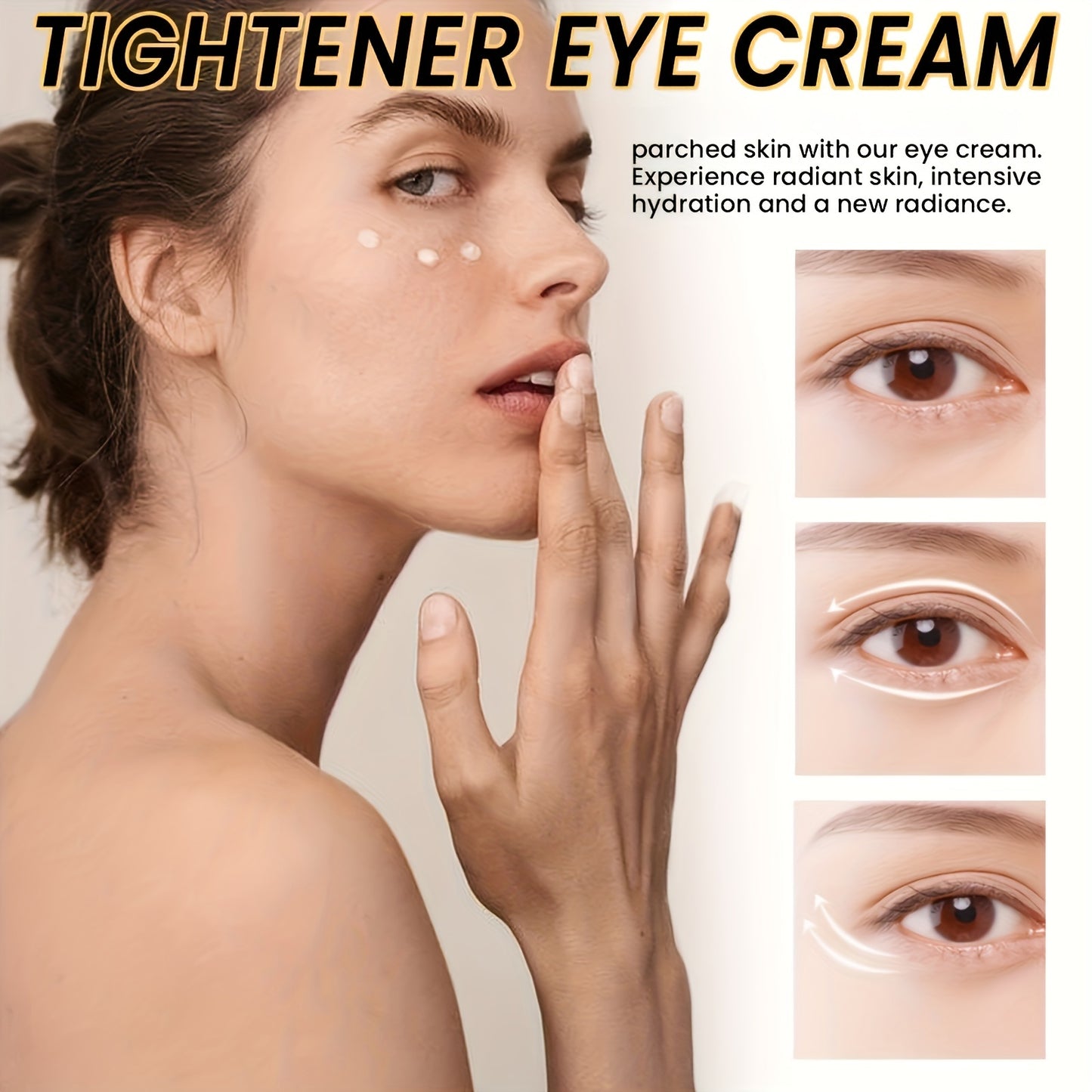 15ml Eye Beauty Cream - Instantly Firms, Tightens, and Moisturizes Under Eye Skin for a Youthful and Radiant Look