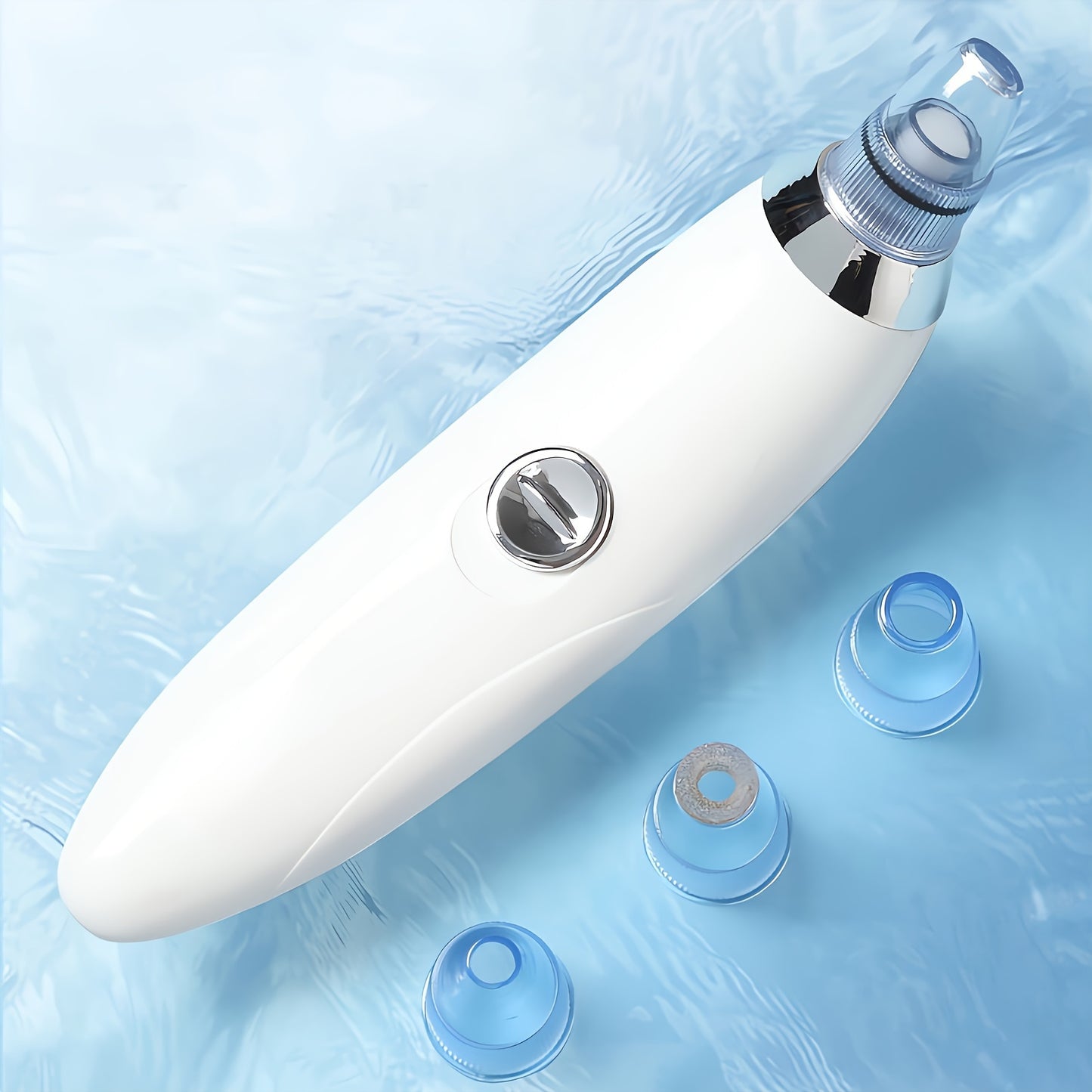 Cleansing Blackheads Beauty Meter, Powerful Portable Facial Pore Cleaner with 4 Probes, Cleansing Blackhead in Gentle and Safe Way without Squeezing Pain for Women and Men. Your Personal Professional Beautician.