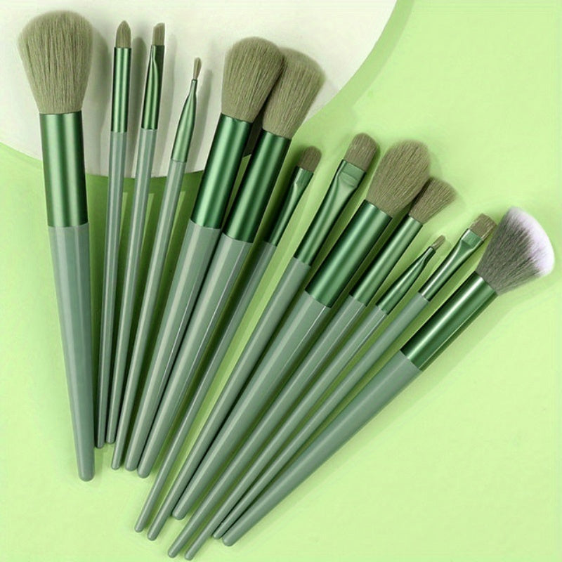 13PCS Soft Fluffy Makeup Brushes Set For Cosmetics Foundation Blush Powder Eyeshadow Kabuki Blending Makeup Brush Beauty Tool