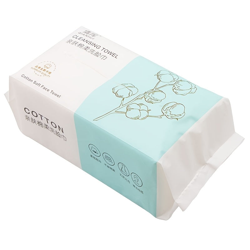 Ultra-Soft Disposable Face Towels - Dual Wet/Dry Use, Thick & Gentle for Makeup Removal, Beauty Salons & Home Cleaning