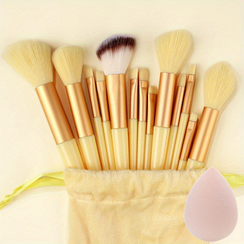 13PCS Soft Fluffy Makeup Brushes Set For Cosmetics Foundation Blush Powder Eyeshadow Kabuki Blending Makeup Brush Beauty Tool