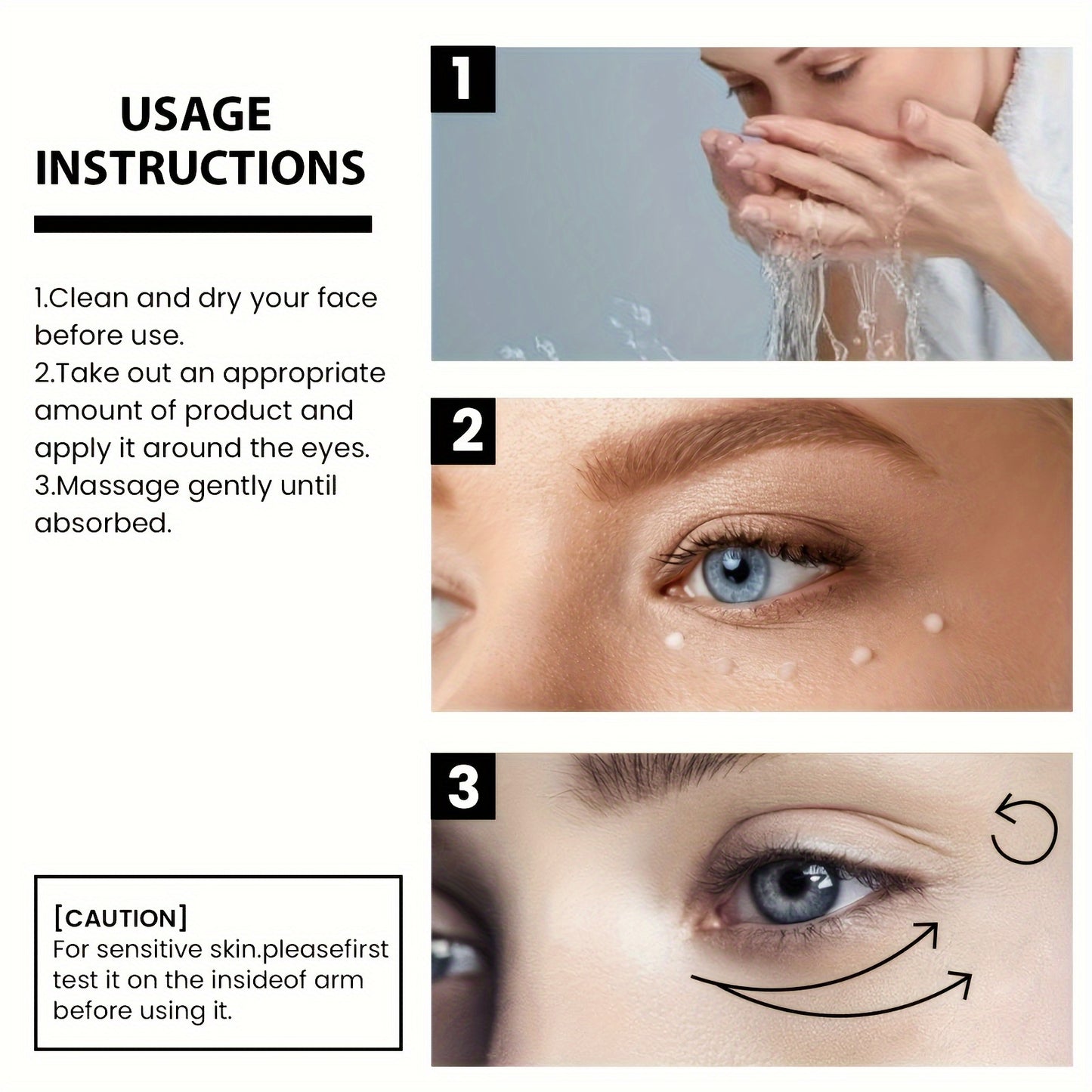 15ml Eye Beauty Cream - Instantly Firms, Tightens, and Moisturizes Under Eye Skin for a Youthful and Radiant Look