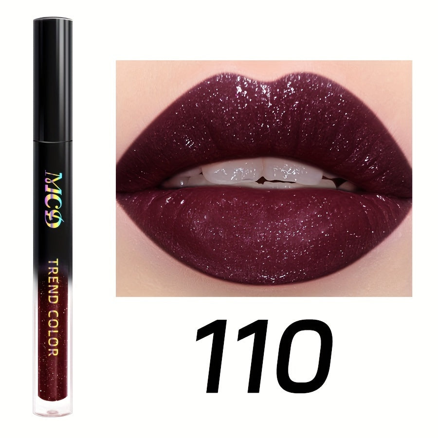 Durable Pearly Glitter Liquid Lip Gloss Multifunction Stack 15 Colors Makeup Shimmer Pigment Eyeshadow Set Waterproof Smokey Beauty Makeup Kit Earth Color Golden Champagne Black Purple Blue Pearl White Mardi Gras For Music Fe