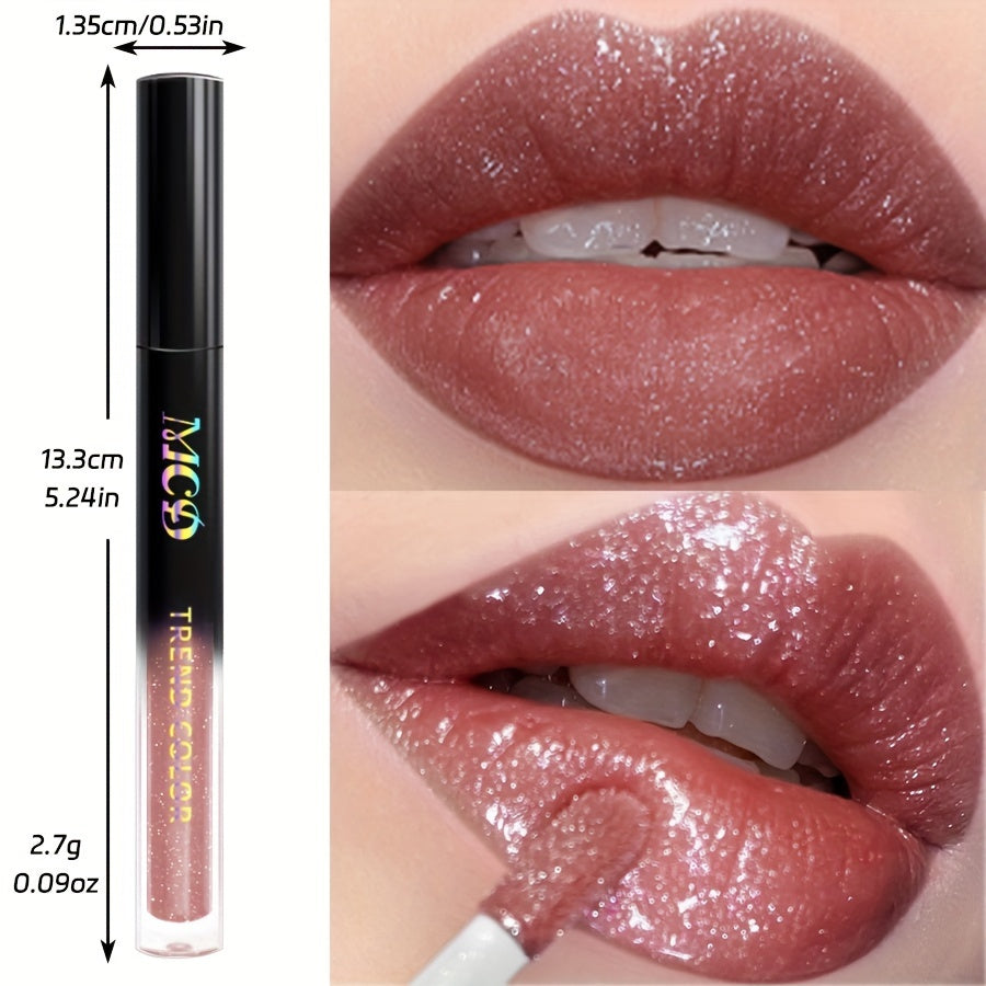 Durable Pearly Glitter Liquid Lip Gloss Multifunction Stack 15 Colors Makeup Shimmer Pigment Eyeshadow Set Waterproof Smokey Beauty Makeup Kit Earth Color Golden Champagne Black Purple Blue Pearl White Mardi Gras For Music Fe
