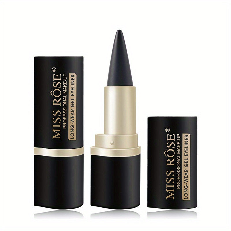 Waterproof Gel Eyeliner Pen - Lustrous Matte Finish, Ultra-Fast Drying, Smudge-Resistant, Intense Color - Perfect for Flawless Day to Night Makeup - Korean Beauty Inspired, Single Head