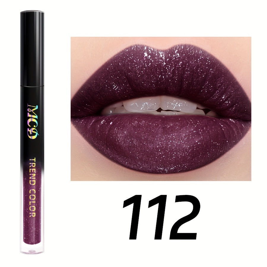 Durable Pearly Glitter Liquid Lip Gloss Multifunction Stack 15 Colors Makeup Shimmer Pigment Eyeshadow Set Waterproof Smokey Beauty Makeup Kit Earth Color Golden Champagne Black Purple Blue Pearl White Mardi Gras For Music Fe