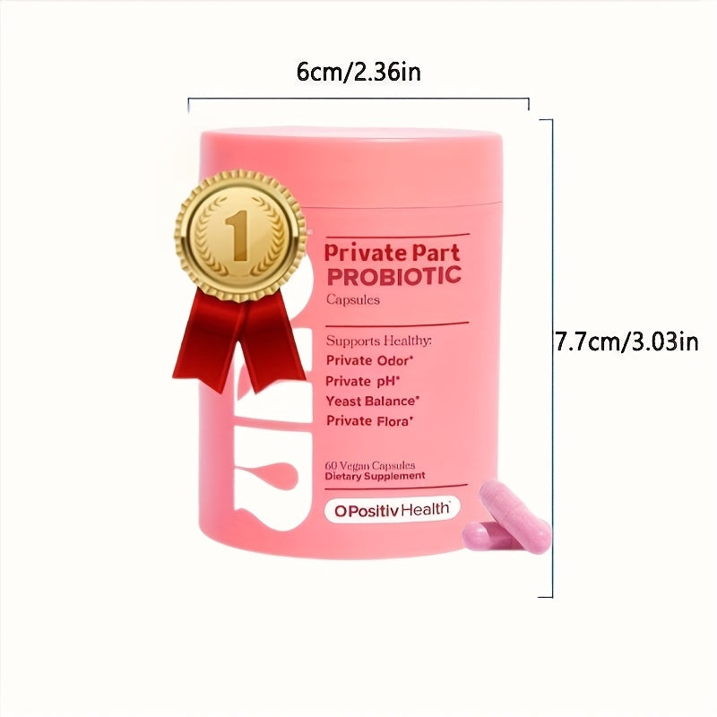 Women's Probiotics, Daily Care, New Upgrade - Love Yourself More, Multiple Probiotic Strains Regulate Normal Daily Activities, Care for Yourself, 60 Vegetable Capsules, Multiple Strains Daily Care, Promote Digestive Health an