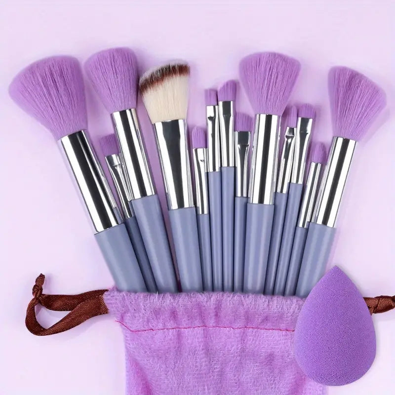 13PCS Soft Fluffy Makeup Brushes Set For Cosmetics Foundation Blush Powder Eyeshadow Kabuki Blending Makeup Brush Beauty Tool