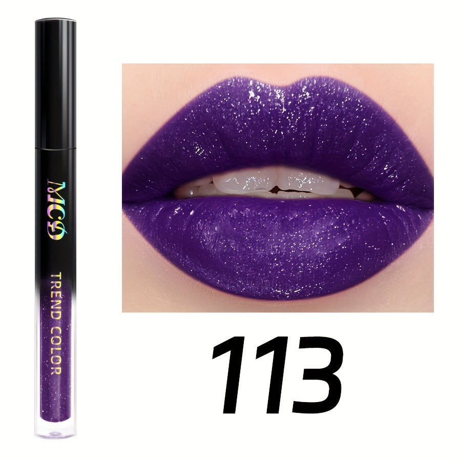 Durable Pearly Glitter Liquid Lip Gloss Multifunction Stack 15 Colors Makeup Shimmer Pigment Eyeshadow Set Waterproof Smokey Beauty Makeup Kit Earth Color Golden Champagne Black Purple Blue Pearl White Mardi Gras For Music Fe