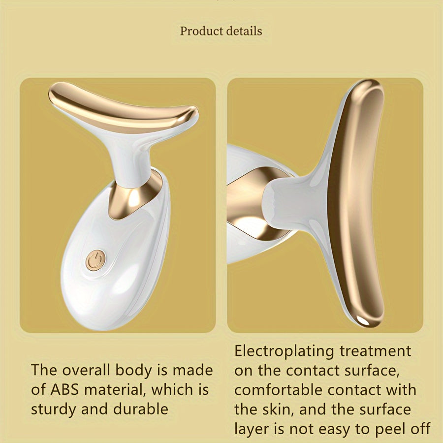 This Compact And Portable Electric Facial Beauty Device Features a Vibrating Massage Function And Is Powered by AAA Batteries (Includes Two Size 7 Batteries).