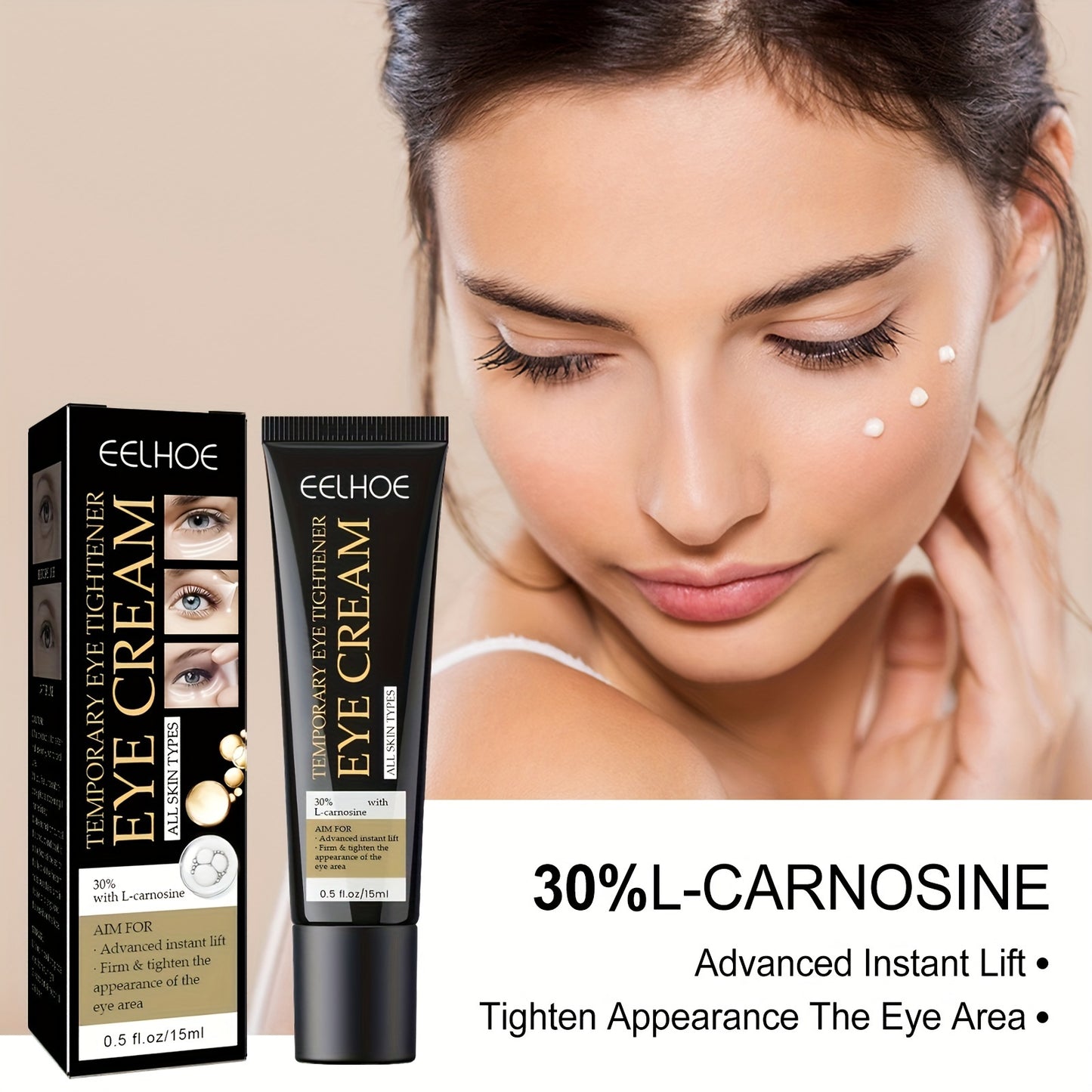 15ml Eye Beauty Cream - Instantly Firms, Tightens, and Moisturizes Under Eye Skin for a Youthful and Radiant Look