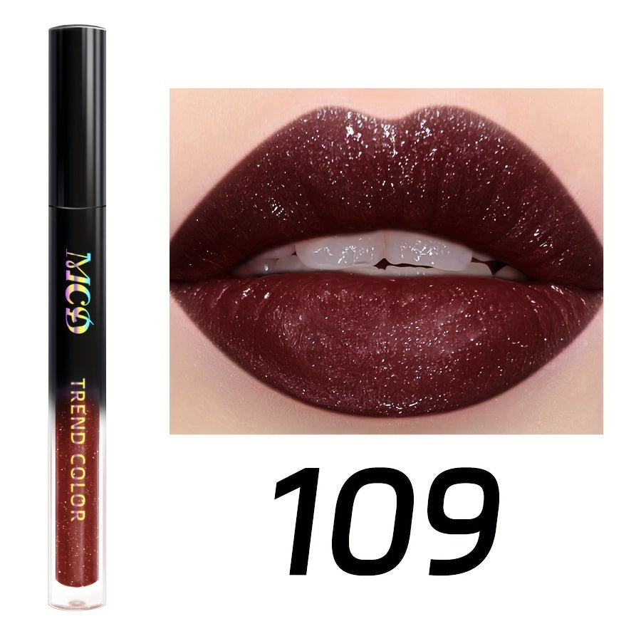 Durable Pearly Glitter Liquid Lip Gloss Multifunction Stack 15 Colors Makeup Shimmer Pigment Eyeshadow Set Waterproof Smokey Beauty Makeup Kit Earth Color Golden Champagne Black Purple Blue Pearl White Mardi Gras For Music Fe