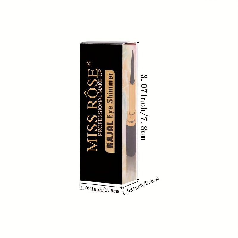 Waterproof Gel Eyeliner Pen - Lustrous Matte Finish, Ultra-Fast Drying, Smudge-Resistant, Intense Color - Perfect for Flawless Day to Night Makeup - Korean Beauty Inspired, Single Head