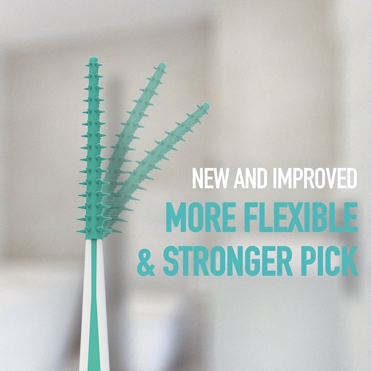 100pcs/Pack Soft Rubberized Dental Picks Mint Brush Picks, Floss Interdental Brush Cleaners, Single Oral Health Interspace Brush, Stubborn Stains Removal, Orthodontic Dental Toothbrush Braces Cleaning Toothbrush travel must h