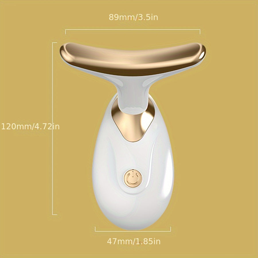 This Compact And Portable Electric Facial Beauty Device Features a Vibrating Massage Function And Is Powered by AAA Batteries (Includes Two Size 7 Batteries).