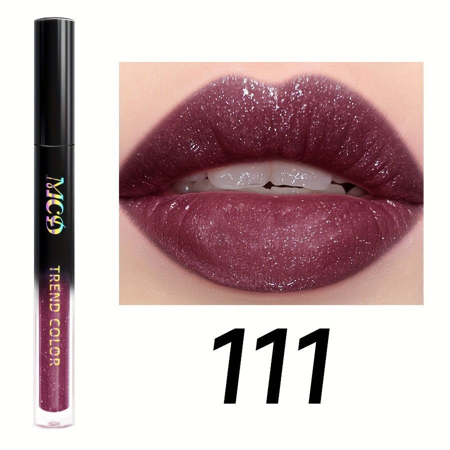 Durable Pearly Glitter Liquid Lip Gloss Multifunction Stack 15 Colors Makeup Shimmer Pigment Eyeshadow Set Waterproof Smokey Beauty Makeup Kit Earth Color Golden Champagne Black Purple Blue Pearl White Mardi Gras For Music Fe