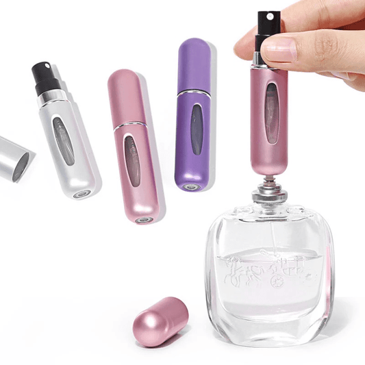 1pc Ultra Lightweight Perfume Bottle Dispenser - Compact Travel Organizer for Cosmetics, Scrubs & More - Stylish Home Essential, Effortlessly Store & Carry Your Beauty essentials