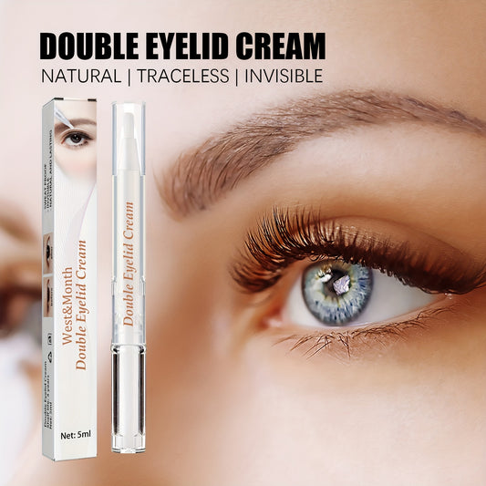 5ml MiracleLift Double Eyelid Setting Cream - Long-Lasting, Waterproof, Quick-Drying Formula for Bigger, Brighter, Traceless Eyes - Invisible Beauty Enhancement