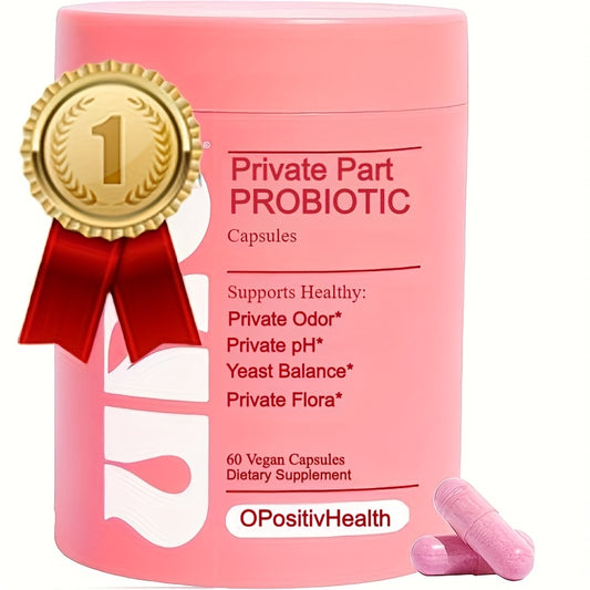 Women's Probiotics, Daily Care, New Upgrade - Love Yourself More, Multiple Probiotic Strains Regulate Normal Daily Activities, Care for Yourself, 60 Vegetable Capsules, Multiple Strains Daily Care, Promote Digestive Health an
