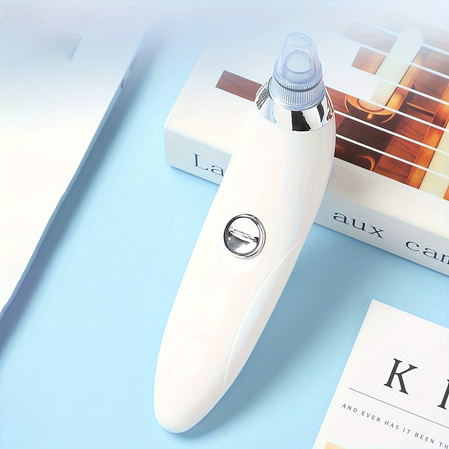 Cleansing Blackheads Beauty Meter, Powerful Portable Facial Pore Cleaner with 4 Probes, Cleansing Blackhead in Gentle and Safe Way without Squeezing Pain for Women and Men. Your Personal Professional Beautician.