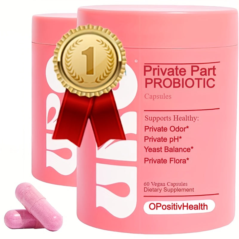 Women's Probiotics, Daily Care, New Upgrade - Love Yourself More, Multiple Probiotic Strains Regulate Normal Daily Activities, Care for Yourself, 60 Vegetable Capsules, Multiple Strains Daily Care, Promote Digestive Health an