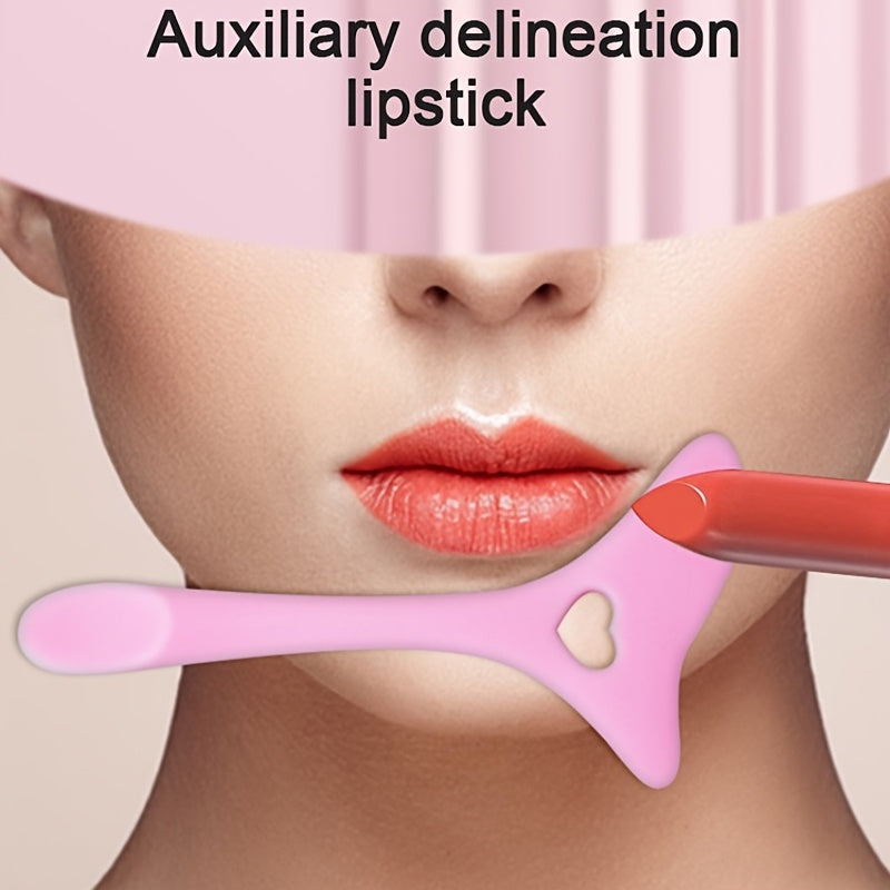 [Silicone Beauty Tool] Silicone Makeup Beauty Tool | Eyeliner Stencils - Wing Tips, Mascara, Lipstick, Cream Mask Applicator for Perfect Application