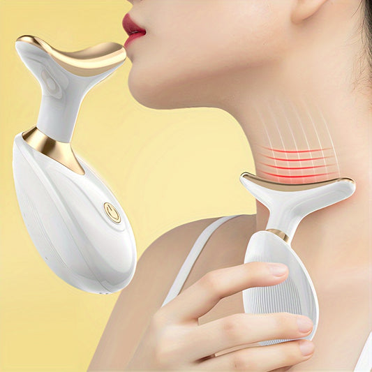 This Compact And Portable Electric Facial Beauty Device Features a Vibrating Massage Function And Is Powered by AAA Batteries (Includes Two Size 7 Batteries).